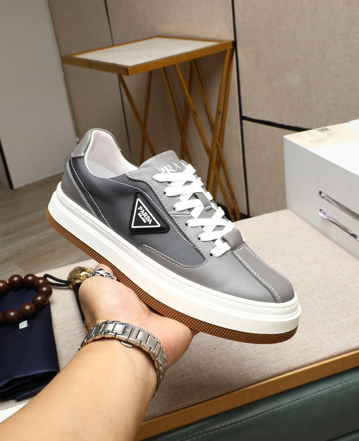 Men's shoes 💰440 🌹🌹[PRADA—Prada] 2025 latest model 🙈original replica! 👟👟👟Available here. The workmanship is top-notch. The upper is made from Italy. 🇮🇹Imported first-layer cowhide. ❗️Breathable genuine leather lining @Suitable for travel. The original version has an enlarged engraved sole, making it suitable for all kinds of travels, showing low-key luxury. Let quality speak for itself. Color: Size: 38-45
